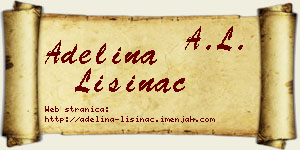 Adelina Lisinac vizit kartica